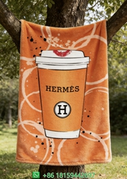 Hermes Throw Blankets
